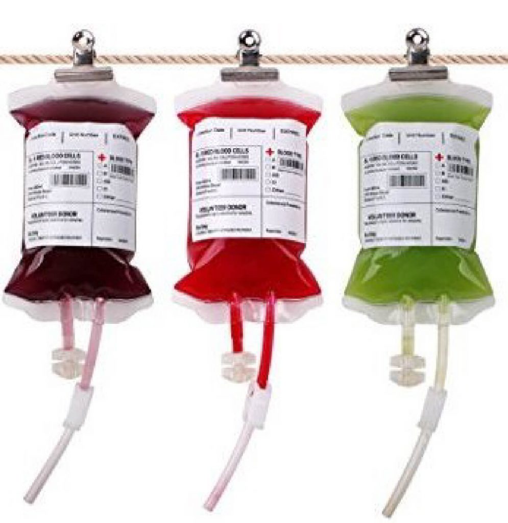 Маркировка донорской крови и ее компонентов